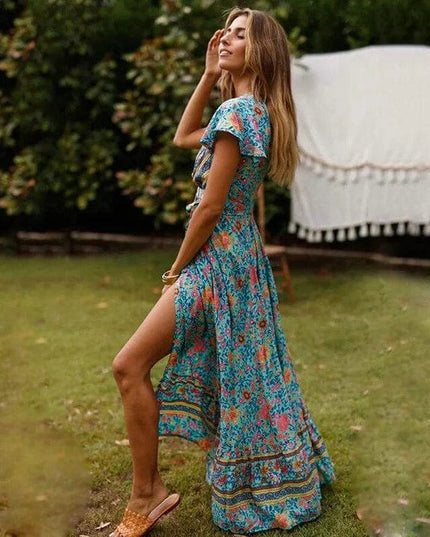 Adèle™ - Robe Maxi Avec Fente Haute