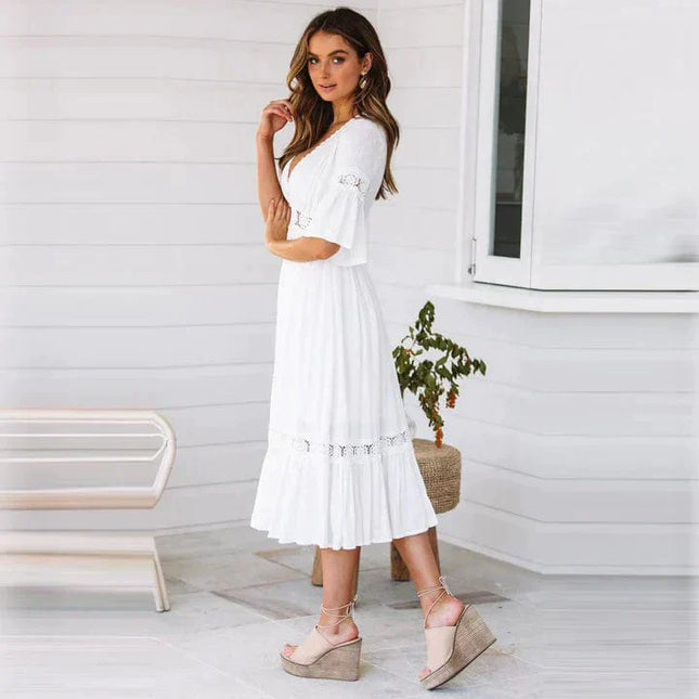 Laurence™ - Robe Longue En Dentelle