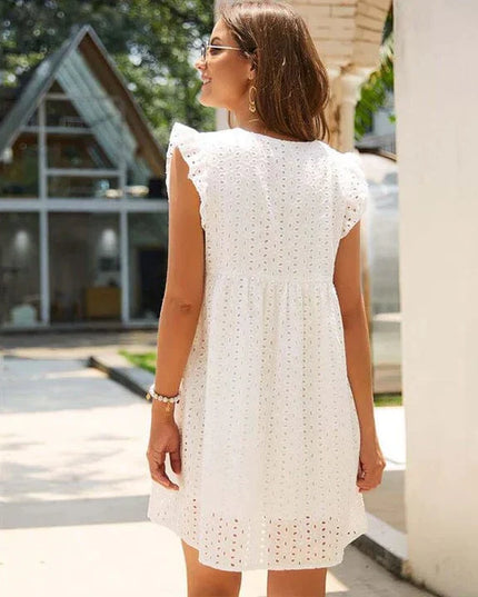 Anaïs™ Robe Ibiza Blanche En Dentelle