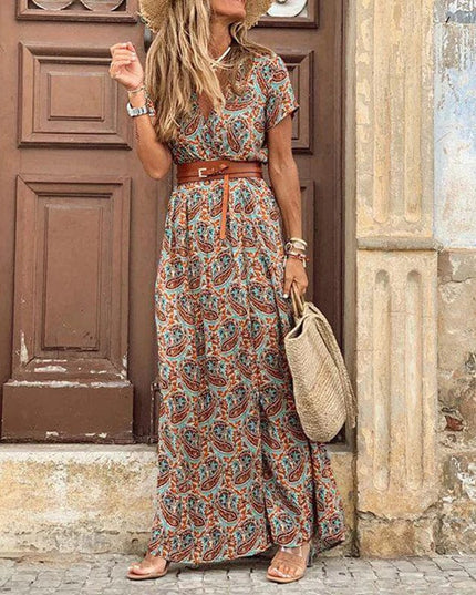 Françoise™ - Robe Maxi Ibiza - Incluant Une Ceinture